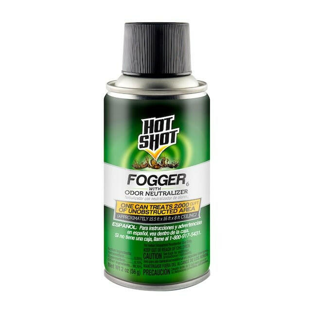 Nebulizador Hot Shot de 2 oz con neutralizador de olores, insecticida (paquete de 3)