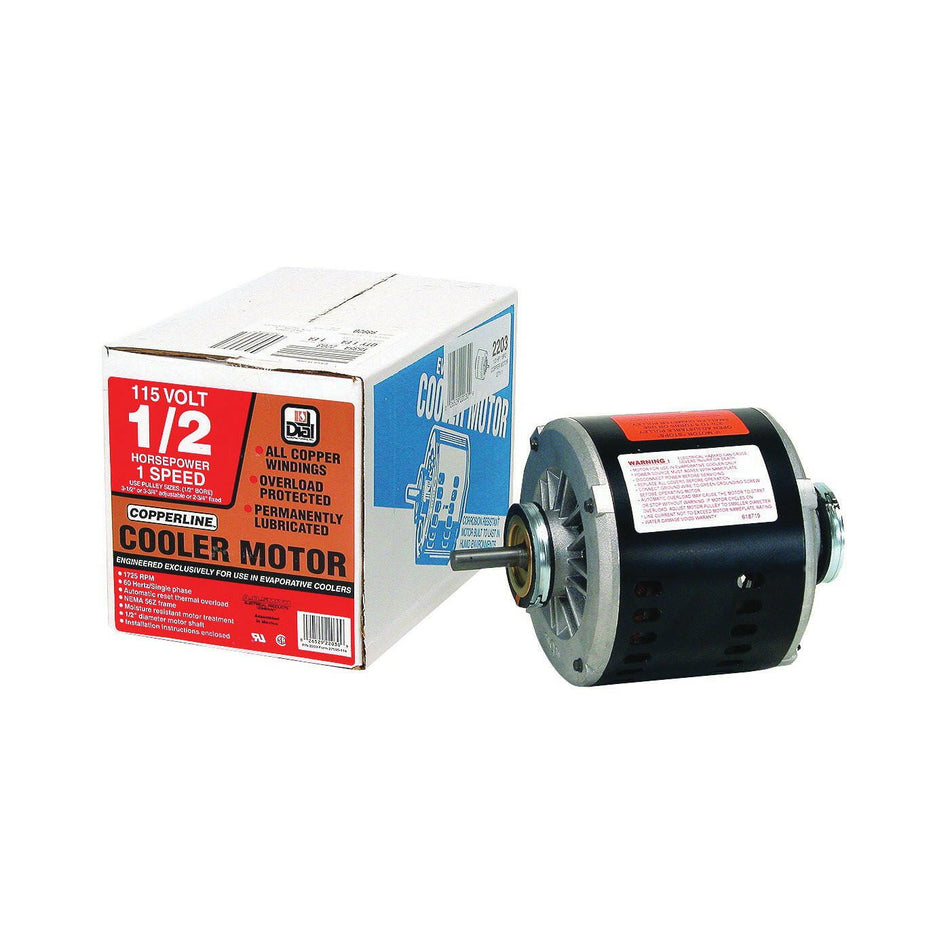 Dial ½ hp 1-Speed 115-Volt Evaporative Cooler Motor