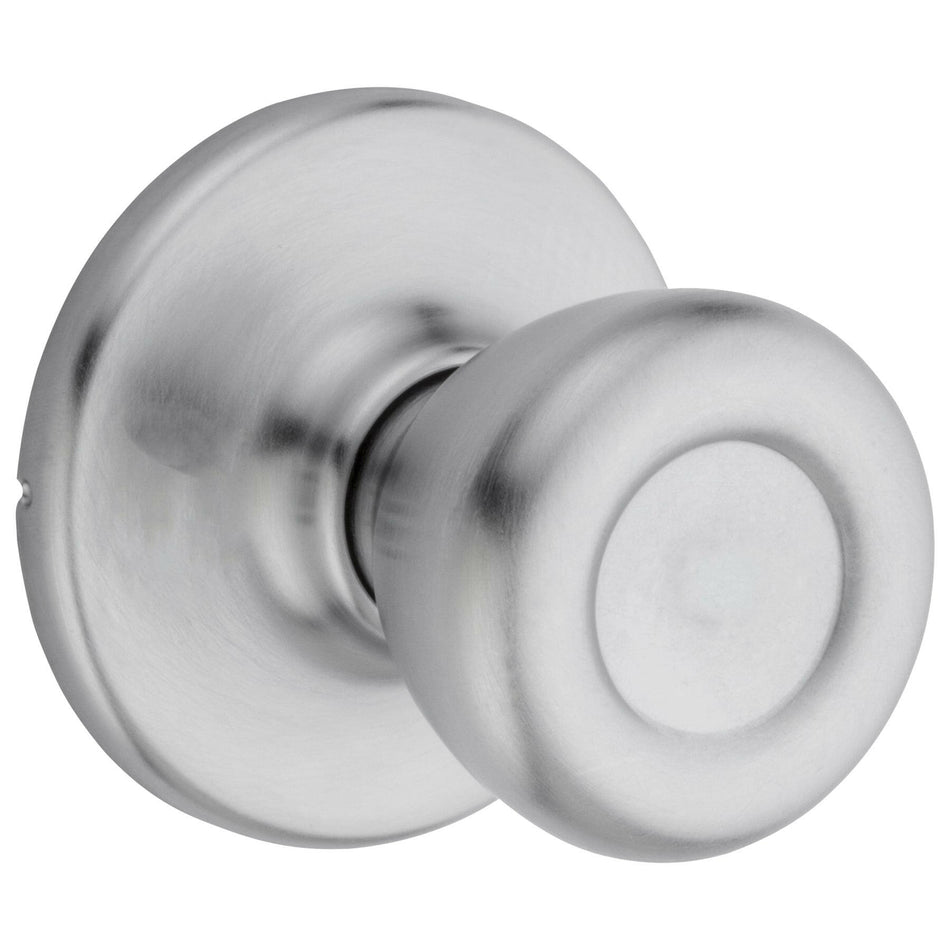 Kwikset Security Tylo - Perilla para puerta de pasillo/pasillo de cromo satinado